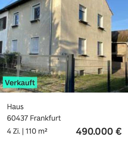 Verkauf eines Mehrfamilienhauses in Frankfurt am Main vom Immobilienmakler Thomas Kreiner in Bad Homburg